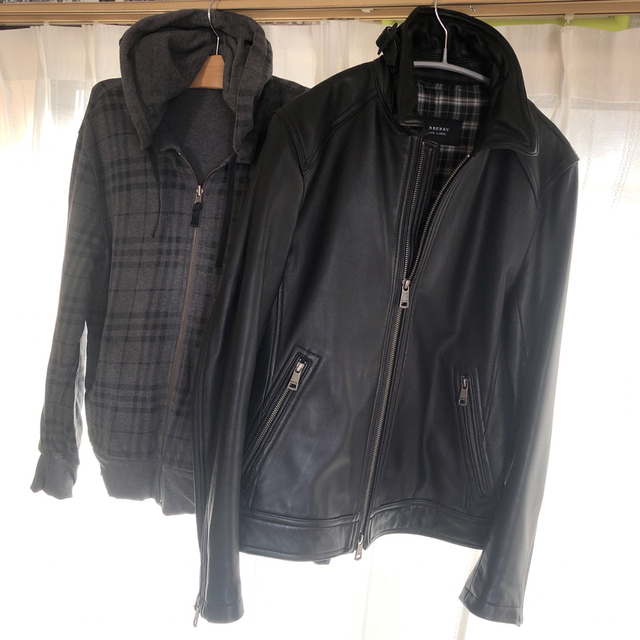超豪華 BURBERRY BLACK LABEL ラムレザージャケットMサイズ レザー
