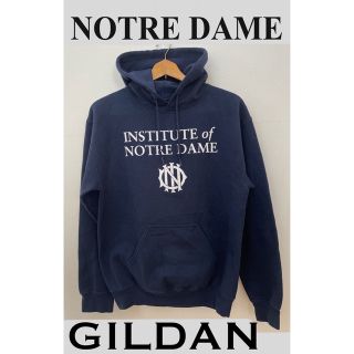 ギルタン(GILDAN)のGILDANギルダン　NOTRE DAME カレッジロゴ　プルオーバーパーカー(パーカー)