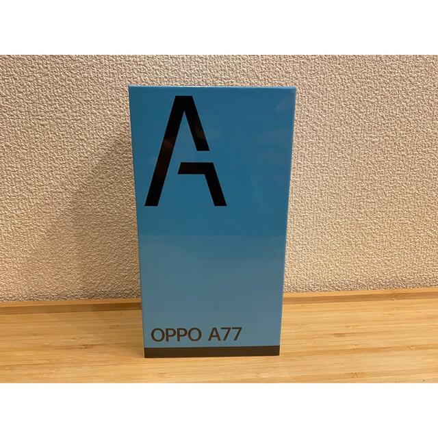 特価: OPPO A77 ブラック　新品未開封　一括購入品