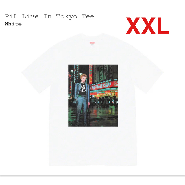 Supreme PiL Live In Tokyo Tee XXL White