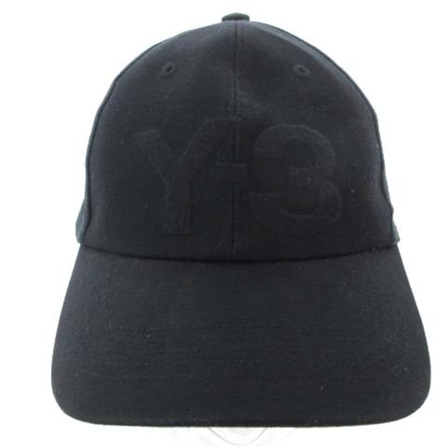 Y-3(ワイスリー)のワイスリー ヨウジヤマモト FQ6974 ロゴ キャップ 帽子 ブラック メンズの帽子(キャップ)の商品写真
