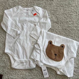 ギャップキッズ(GAP Kids)のgap ベビー　ロンパース　肌着　２枚セット(ロンパース)