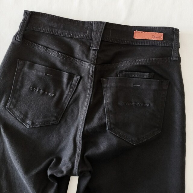 YANUK RUTH SLIM TAPERED ブラック 23 IENA取扱い 商品の状態 最