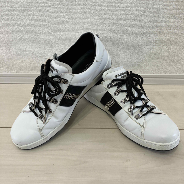 [希少 新品未使用]BALMAIN LOW TOP LACE スニーカー