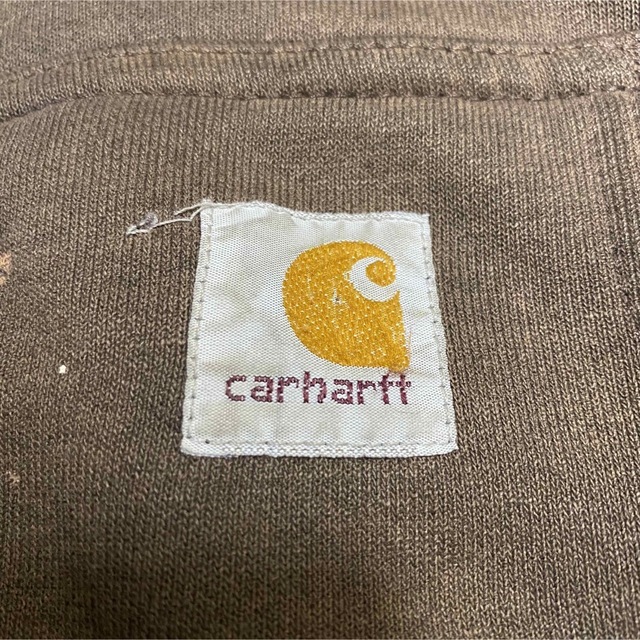 carhartt(カーハート)の90s 古着 カーハート ジップパーカー XL ロゴタグ スウェパカ ゆるだぼ メンズのトップス(パーカー)の商品写真