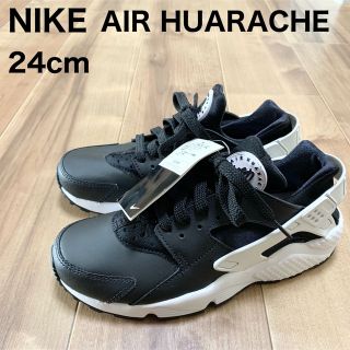 ナイキ(NIKE)の★新品★NIKE エア ハラチ 24cm 黒 白 318429-042(スニーカー)