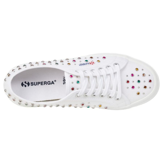 SUPERGA(スペルガ)の未使用　SUPERGA スペルガ　スニーカー　キャンバス　24.5〜25cm レディースの靴/シューズ(スニーカー)の商品写真