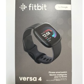 フィットフィット(fitfit)のfitbit versa4 ﾌﾞﾗｯｸ 中古(腕時計(デジタル))