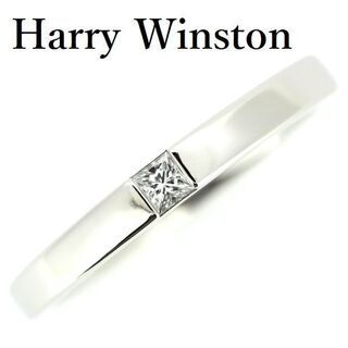 ハリーウィンストン(HARRY WINSTON)のハリーウィンストン プリンセス ダイヤモンド リング Pt950 17号(リング(指輪))