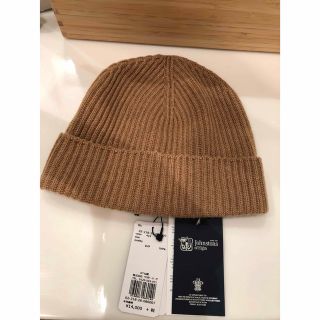 ジョンストンズ(Johnstons)のタグ付き新品　ジョンストンズ(Women/Men) カシミヤ　リブキャップ(ニット帽/ビーニー)