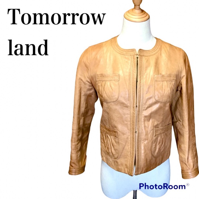 TOMORROWLAND(トゥモローランド)のTomorrowland collection レザージャケット ライダース レディースのジャケット/アウター(ライダースジャケット)の商品写真