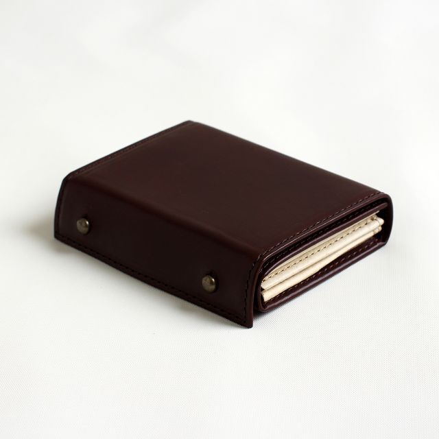 新品　エムピウ　ミッレフォッリエ2 P25 tabacco×beige メンズのファッション小物(折り財布)の商品写真