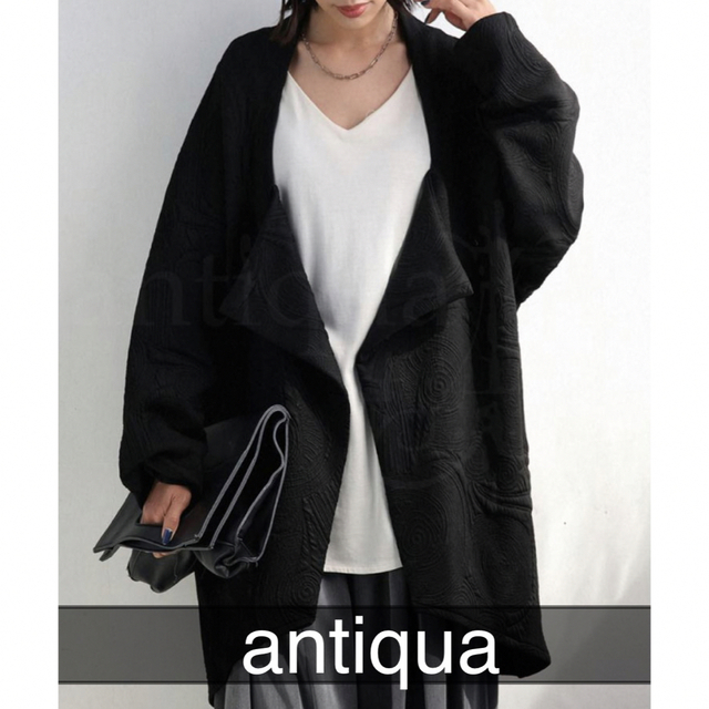 【antiqua】キルティング風ジャケット