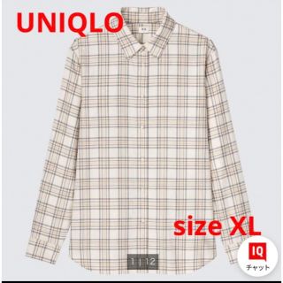 ユニクロ(UNIQLO)のUNIQLO フランネルチェックシャツ（長袖）(シャツ/ブラウス(長袖/七分))