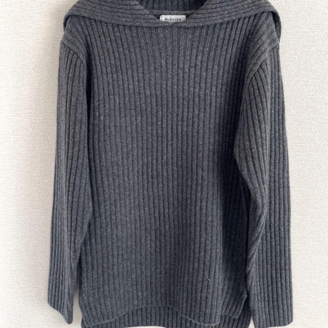 Drawer(ドゥロワー)のBluelea ブルレア sailor collar rib knit ニット レディースのトップス(ニット/セーター)の商品写真