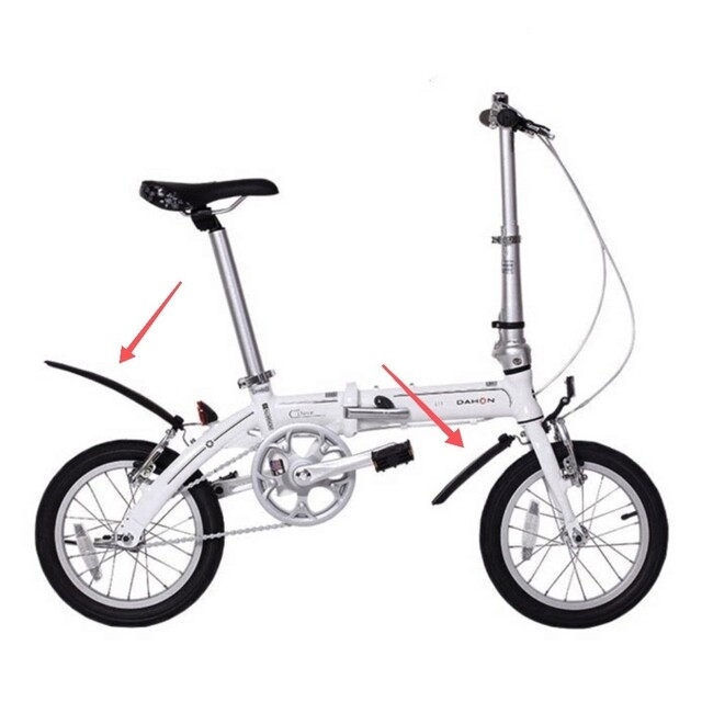 DAHON(ダホン)の【新品】DAHON K3 Dove Plus 14インチ 泥除け マッドガード スポーツ/アウトドアの自転車(パーツ)の商品写真