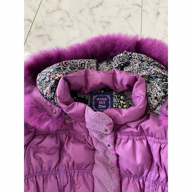 ANNA SUI mini(アナスイミニ)の専用です♪ANNA SUI mini  素敵なダウンコート　 キッズ/ベビー/マタニティのキッズ服女の子用(90cm~)(コート)の商品写真