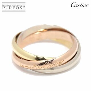 カルティエ(Cartier)のカルティエ Cartier トリニティ リング MM #61 K18 YG WG PG 3連 スリーゴールド 3カラー 750 指輪 VLP 90173065(リング(指輪))