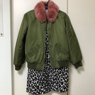 ザラキッズ(ZARA KIDS)のZARA ブルゾン　discoat mini ワンピース　140(ジャケット/上着)