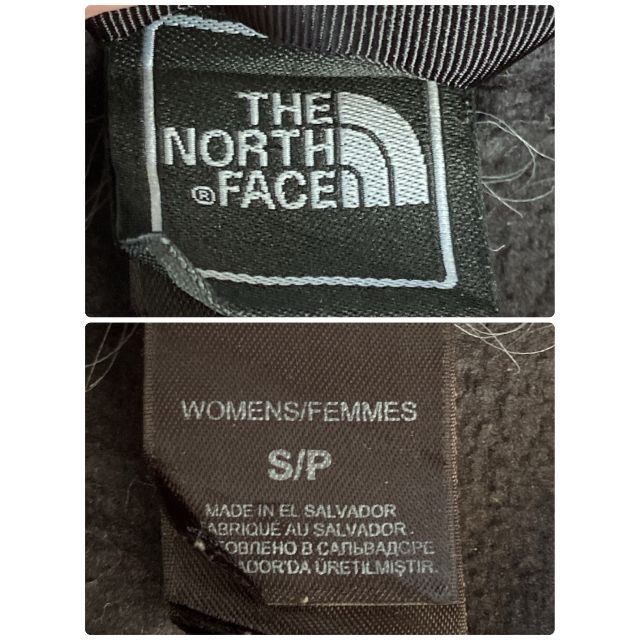 THE NORTH FACE(ザノースフェイス)のTHE NORTH FACE フリースジャケット 刺繍入 ブラック レディースS レディースのトップス(その他)の商品写真