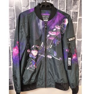 ミシカ(MISHKA)の美品★MISHKAミシカ　宇宙　GALAXY　MA-1フライトジャケット★M(フライトジャケット)