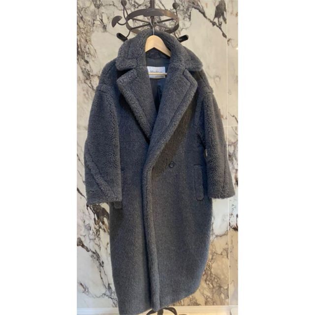 美品⭐︎Max Mara teddyコートXSグレー 美品⭐︎Max Mara teddyコートXSグレー