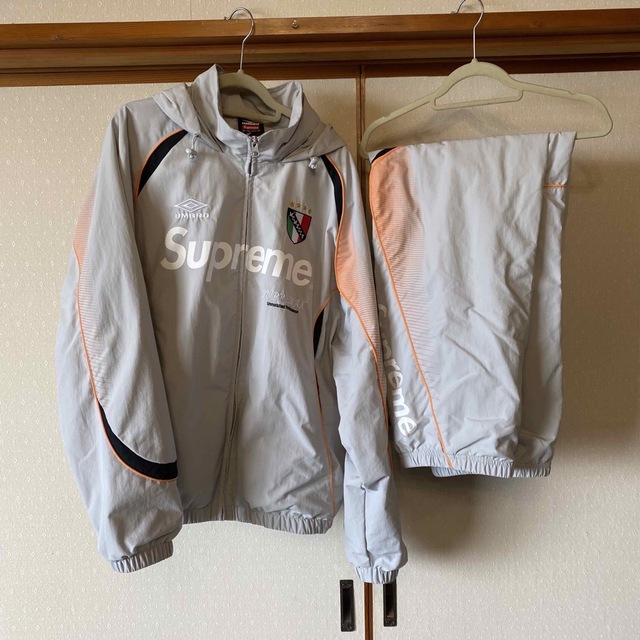 訳あり Supreme - Supreme / Umbro Track Jacket  pant "Grey ナイロンジャケット