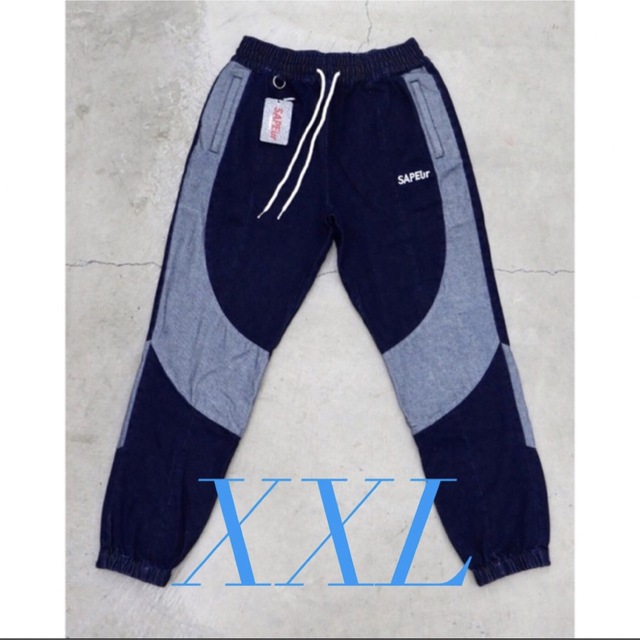 SAPEur A0021-176■DENIM TRACK PANTS■インディゴ