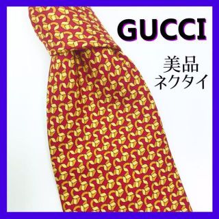 グッチ(Gucci)の【極美品】GUCCI ネクタイ 高級シルク  イタリア製(ネクタイ)