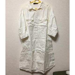 ショコラフィネローブ(chocol raffine robe)のシャツワンピ(ひざ丈ワンピース)