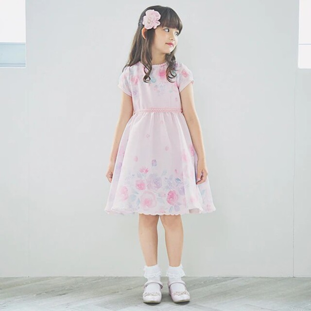 新品 メゾピアノ ジュニア mezzo piano 女の子 セッアップ 160-
