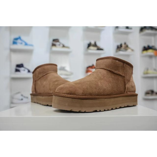 安い正本 新品未使用 ugg ウルトラミニ 厚底 23cm - www