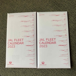ジャル(ニホンコウクウ)(JAL(日本航空))の日本航空　JAL FLEET CALENDER 2023 卓上カレンダー　(カレンダー/スケジュール)