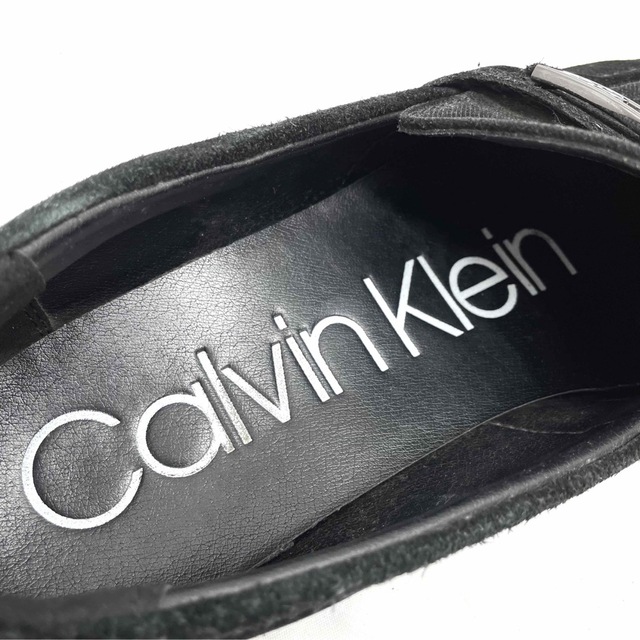 Calvin Klein(カルバンクライン)の大人気♪カルバンクライン　スウェードシューズ☆ベルト　ブラック メンズの靴/シューズ(スニーカー)の商品写真