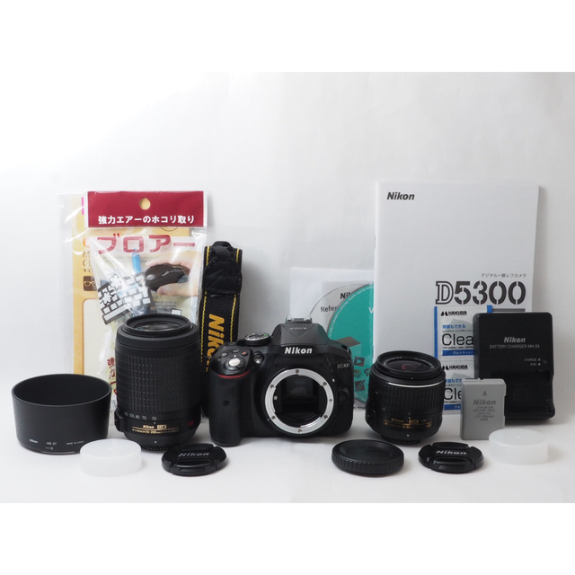 【美品】Wifi搭載⭐️自撮りOK NikonD5300 超高画質2416万画素