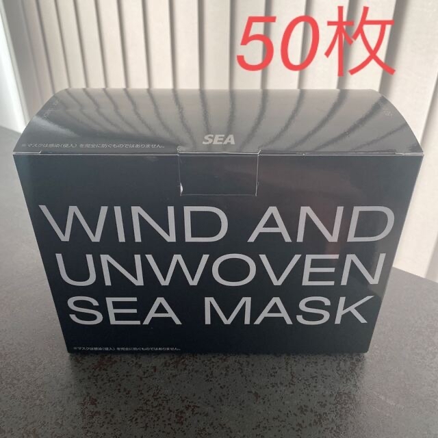 ☆WIND AND SEA UNWOVEN MASK 1箱50枚入り