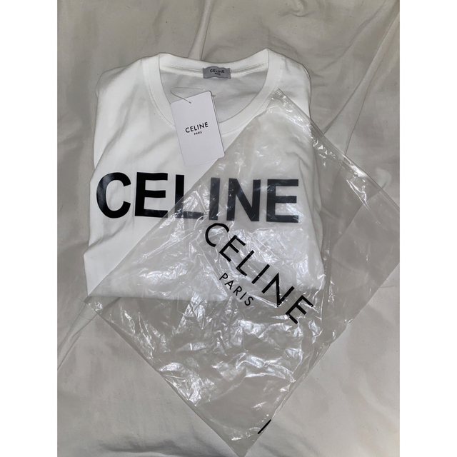 CELINE ロゴ　Tシャツ レディースのトップス(Tシャツ(半袖/袖なし))の商品写真