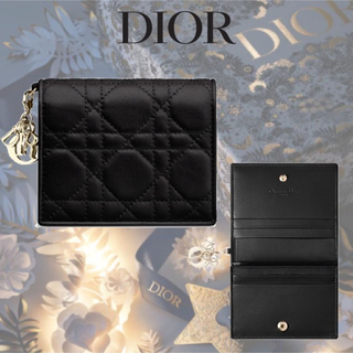 ディオール(Dior)のDior ラムスキン LADY Dior 財布 (財布)