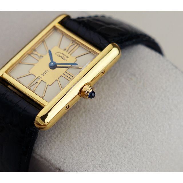 美品 カルティエ マスト タンク ゴールドローマン SM Cartier