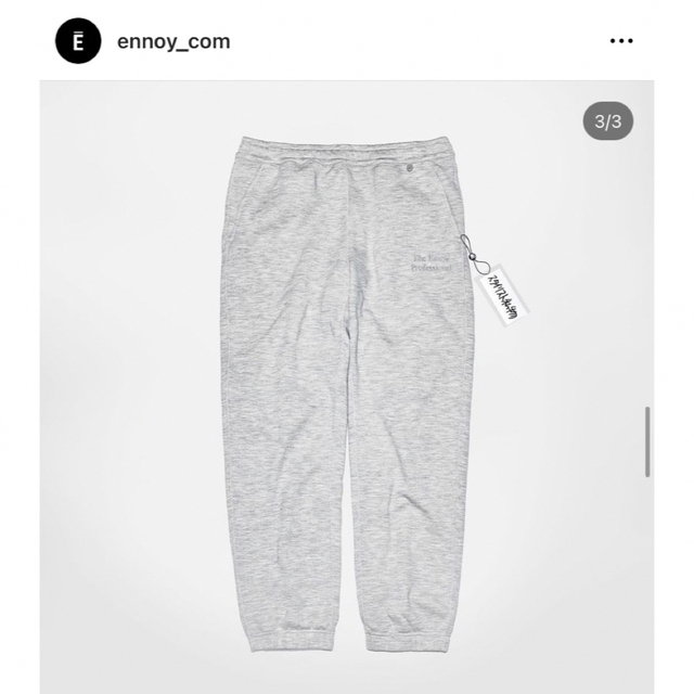 ennoy スウェットパンツ Mサイズ グレー