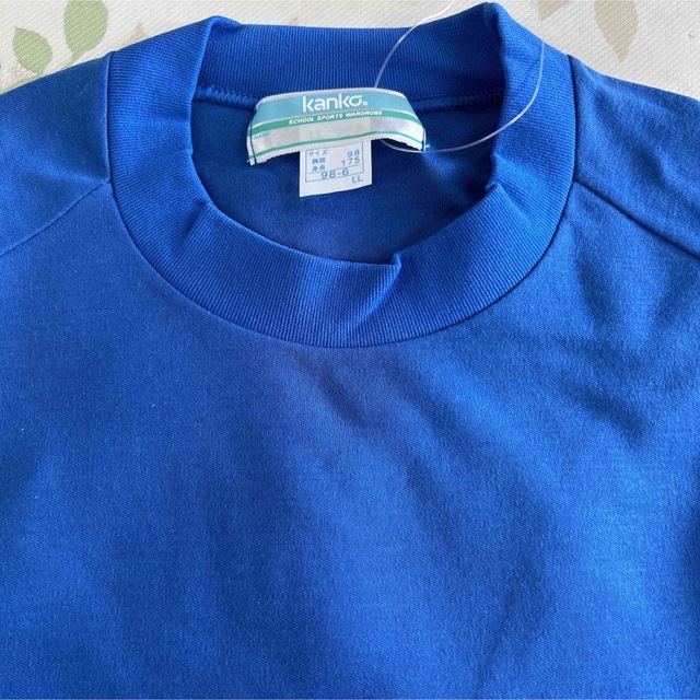 クルーネック半袖シャツ(LL)ブルーJP3000 メンズのトップス(Tシャツ/カットソー(七分/長袖))の商品写真