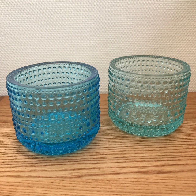 iittala(イッタラ)のiittala イッタラ カステヘルミ キャンドルホルダー 2個セット ハンドメイドのインテリア/家具(アロマ/キャンドル)の商品写真