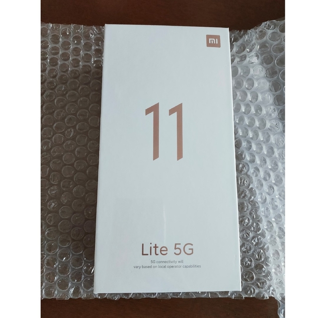 新品未開封品 Xiaomi Mi 11 Lite 5G Black 送料無料高さ