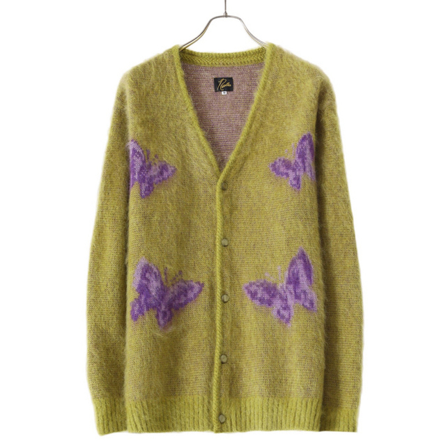 Needles(ニードルス)のNEEDLES 22fw別注 Mohair Cardigan Papillon メンズのトップス(カーディガン)の商品写真