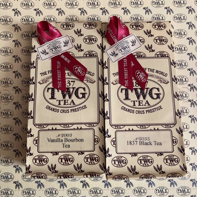 TWG【セット】1837Black tea＋バニラブルボンティー 食品/飲料/酒の飲料(茶)の商品写真