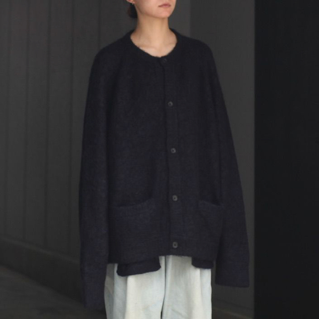 stein 22aw Kid Mohair Cardigan L 上等な www.gold-and-wood.com