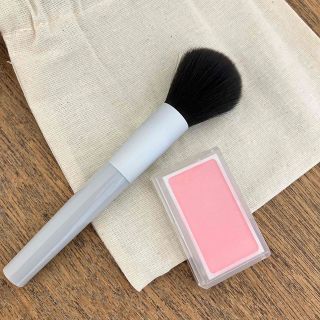 ムジルシリョウヒン(MUJI (無印良品))の無印良品○チーク&チークブラシ(チーク/フェイスブラシ)