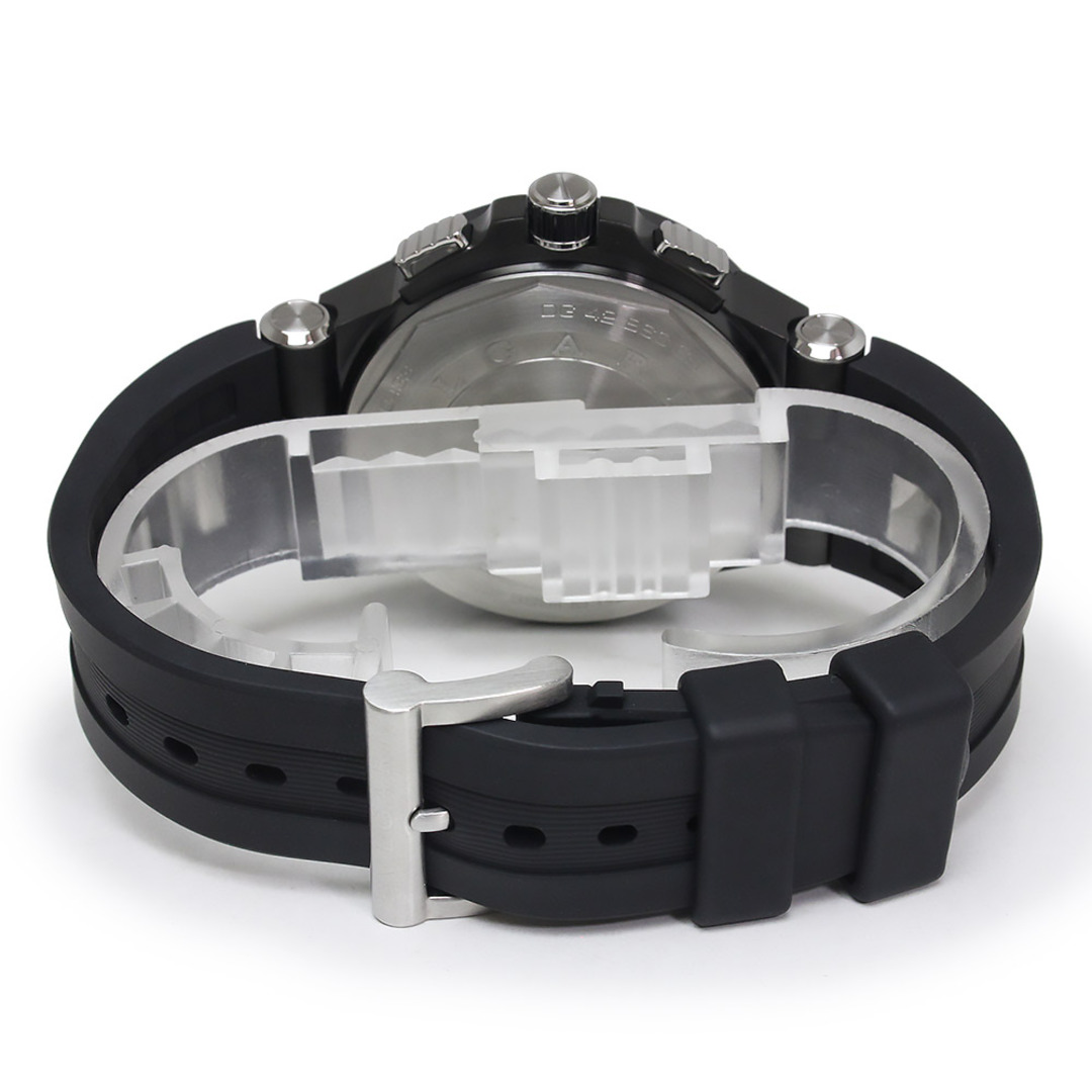 BVLGARI - ブルガリ ディアゴノ ウルトラネロ クロノグラフ 自動巻き ...