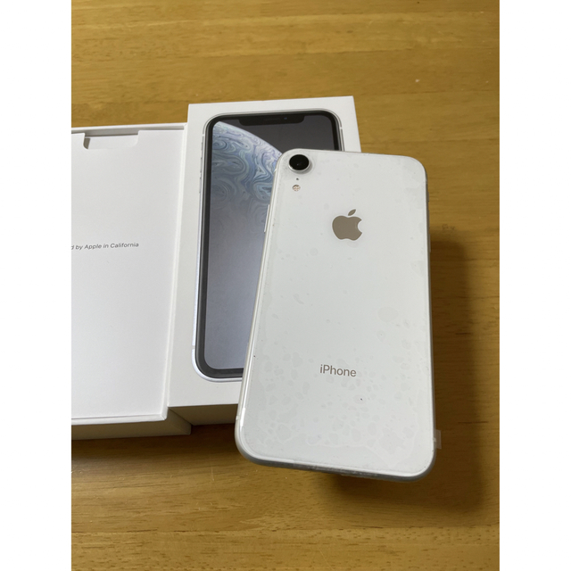 iPhone XR 64GB ホワイト　SIMフリー　美品