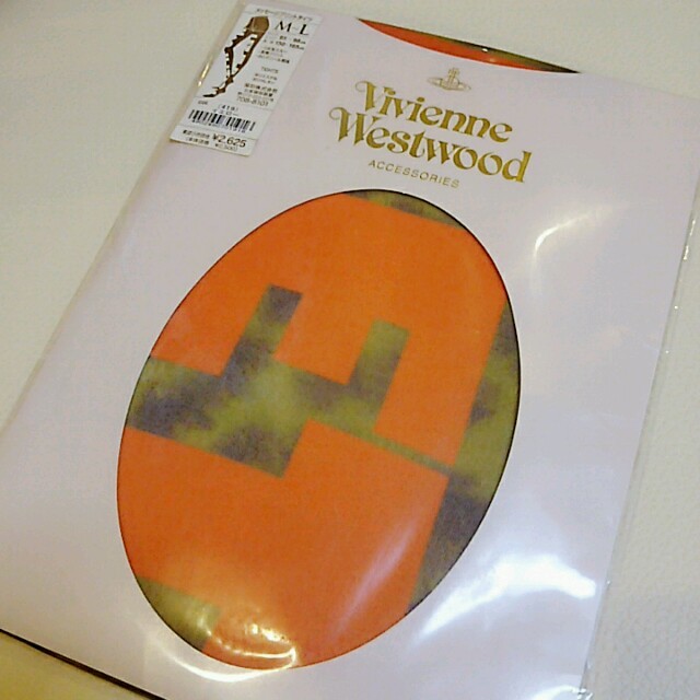 Vivienne Westwood(ヴィヴィアンウエストウッド)の新品💛ヴィヴィアン メッセージ プリント タイツ レディースのレッグウェア(タイツ/ストッキング)の商品写真